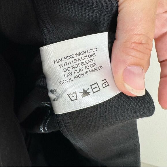 Coolibar Cove Ponte Pants Black Stretch UPF 50+ Women’s Size Medium - Picture 7 of 7